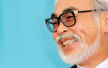 Hayao Miyazaki's Retirement Photo